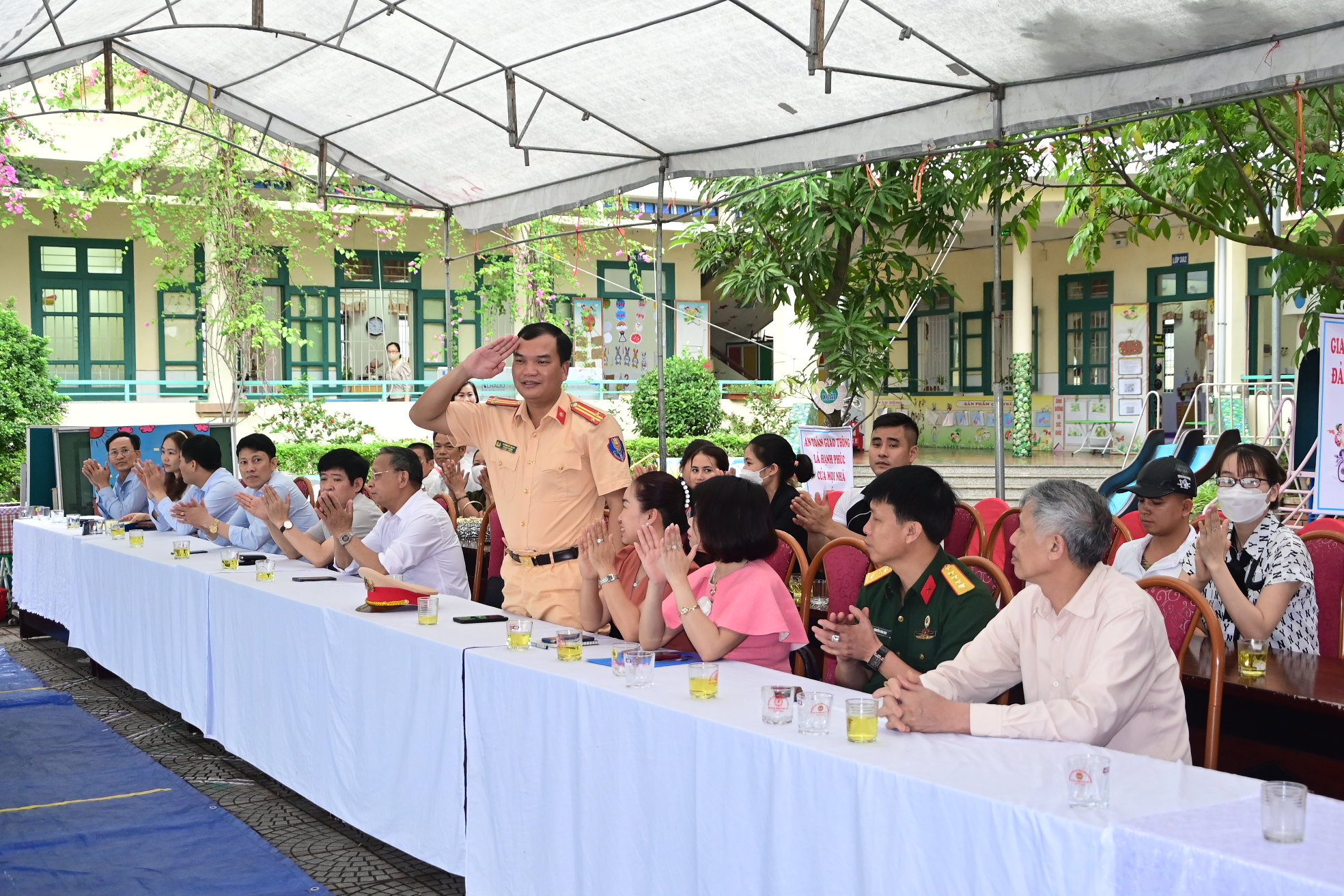 Đội Cảnh sát giao thông- trật tự (CAH Thủy Nguyên): Phối hợp tổ chức Chương trình 